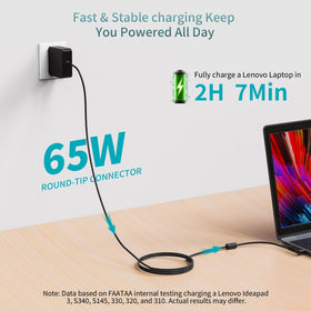 FAATAA extended-cord charger offering reach behind desks and hotel rooms