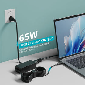 FAATAA USB-C charger with 3-pin plug for safer home or office power