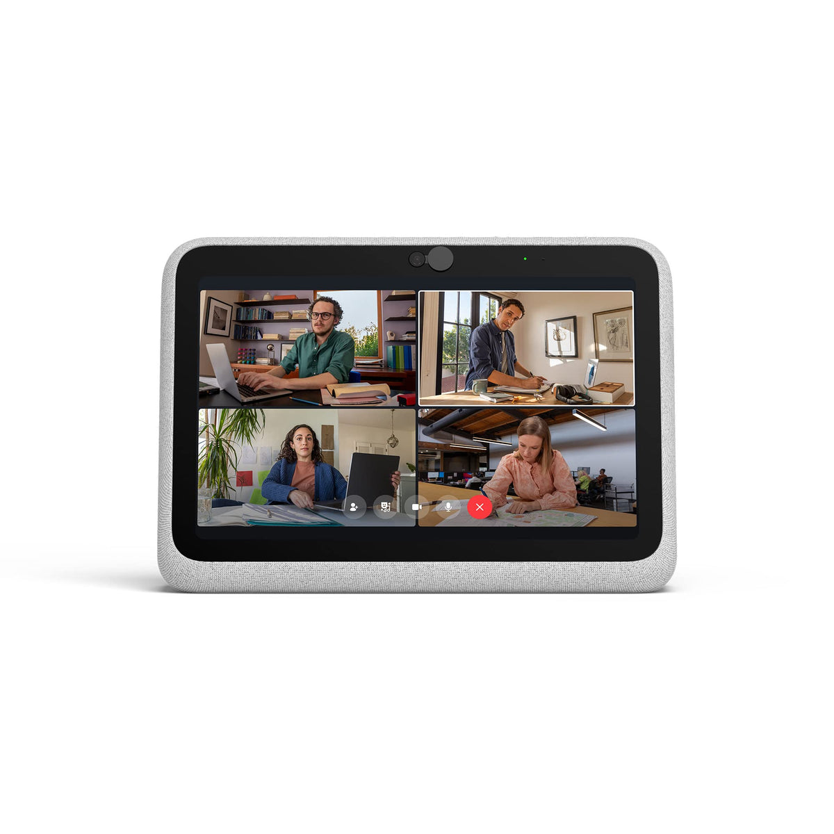 Meta Portal Go demonstrates battery life for on-the-go video calls.
