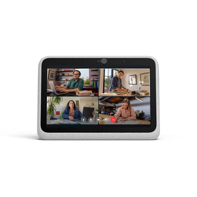 Meta Portal Go demonstrates battery life for on-the-go video calls.