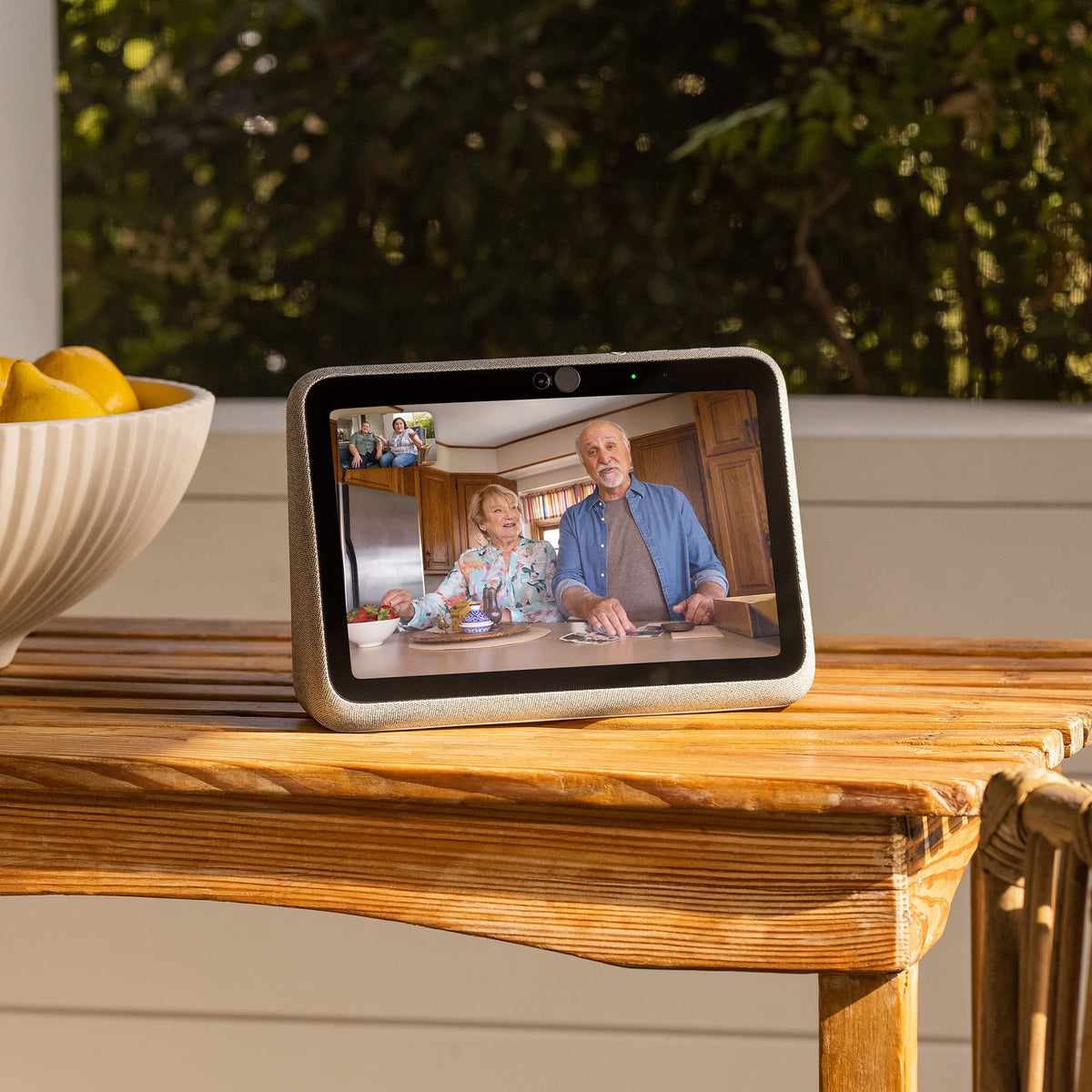 Meta Portal Go privacy camera cover provides quick mic and camera privacy.