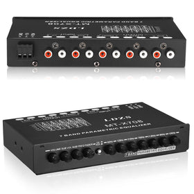 Facmogu 7-band equalizer dial controls enable quick tonal adjustments during drives.