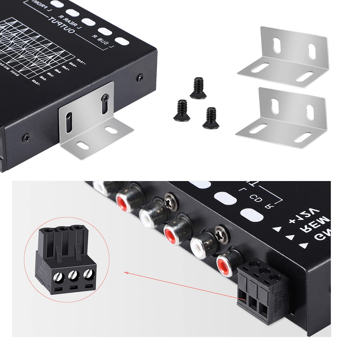 Facmogu 7-band equalizer metal chassis resists wear and knobs feel sturdy.