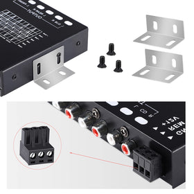 Facmogu 7-band equalizer metal chassis resists wear and knobs feel sturdy.