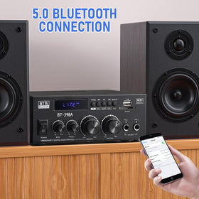 Facmogu BT-398A placed in a living room to show home audio integration benefit