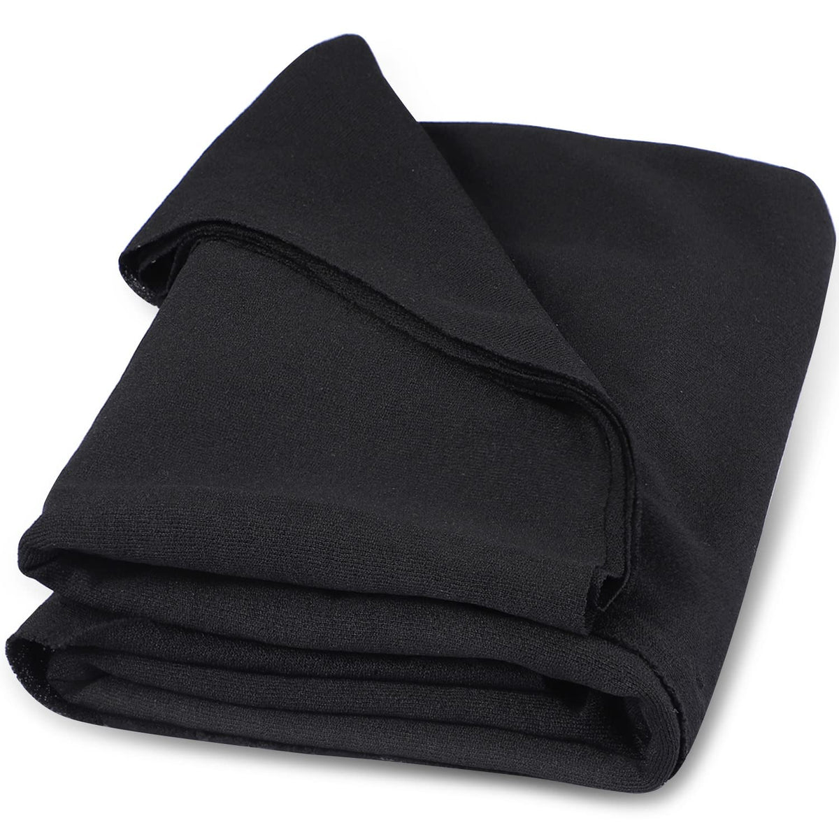 Facmogu front view of black grill cloth showing protective coverage benefit