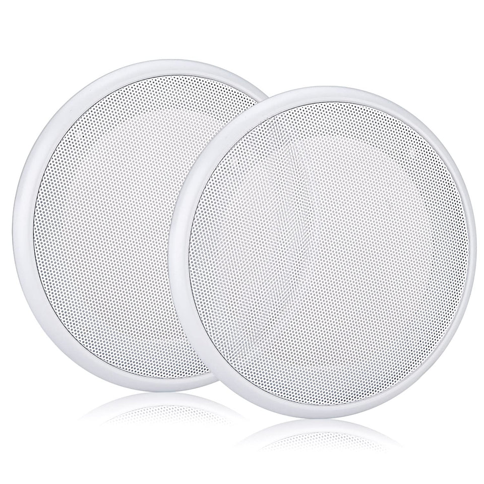 Facmogu front view of white grille showing neat finish and clean appearance