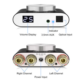 Facmogu M6 next to books to show compact size and easy bookshelf placement advantage