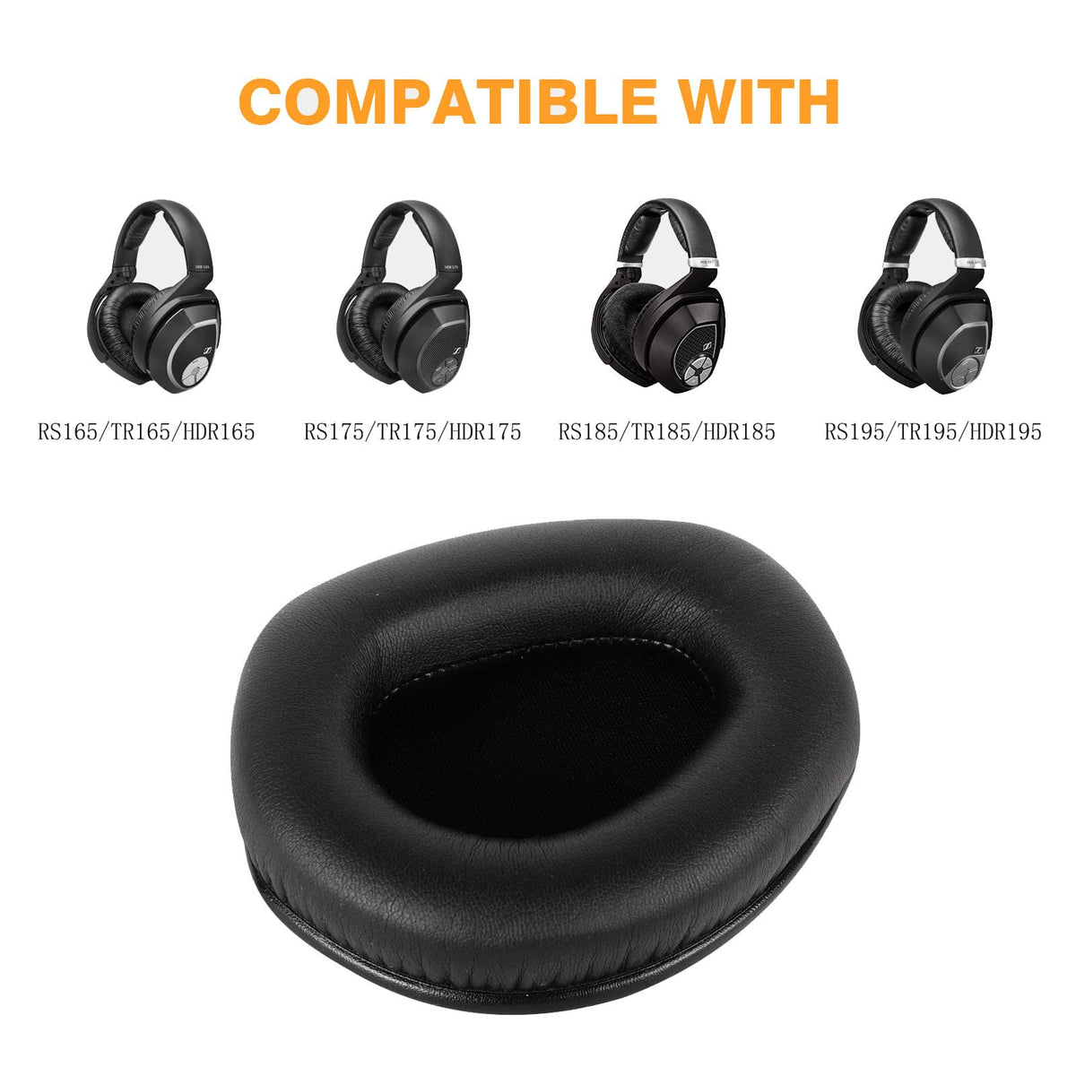 Fadmew ear pads aligned with three buckles for a secure fit