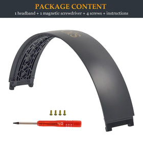Fadmew headband in a desk repair scene for affordable headphone renewal