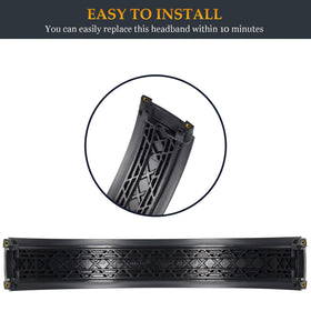Fadmew headband side profile showing correct curvature for secure fit