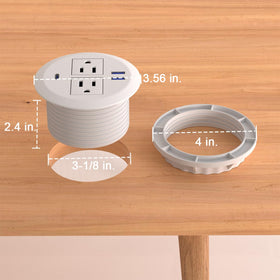 Fadossu two AC outlets at 125V for reliable power access