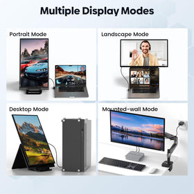 Fagomfer 24-inch IPS panel delivers crisp 1080p visuals for work and gaming.