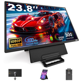 Fagomfer 24-inch portable monitor extended display for multitasking on the go.