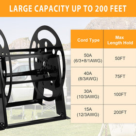 FAHKNS non-slip grip supports safe handling during wind and reel tasks.