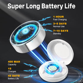 FAHKNS Smart Health Ring long-battery-life reduces charging frequency