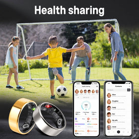 FAHKNS Smart Health Ring IP68 waterproof design supports showers and rain