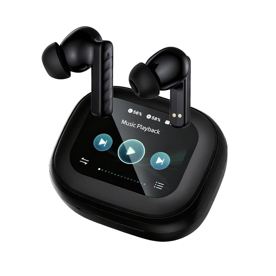 Faifxo wireless earbuds with touchscreen case for effortless music and calls