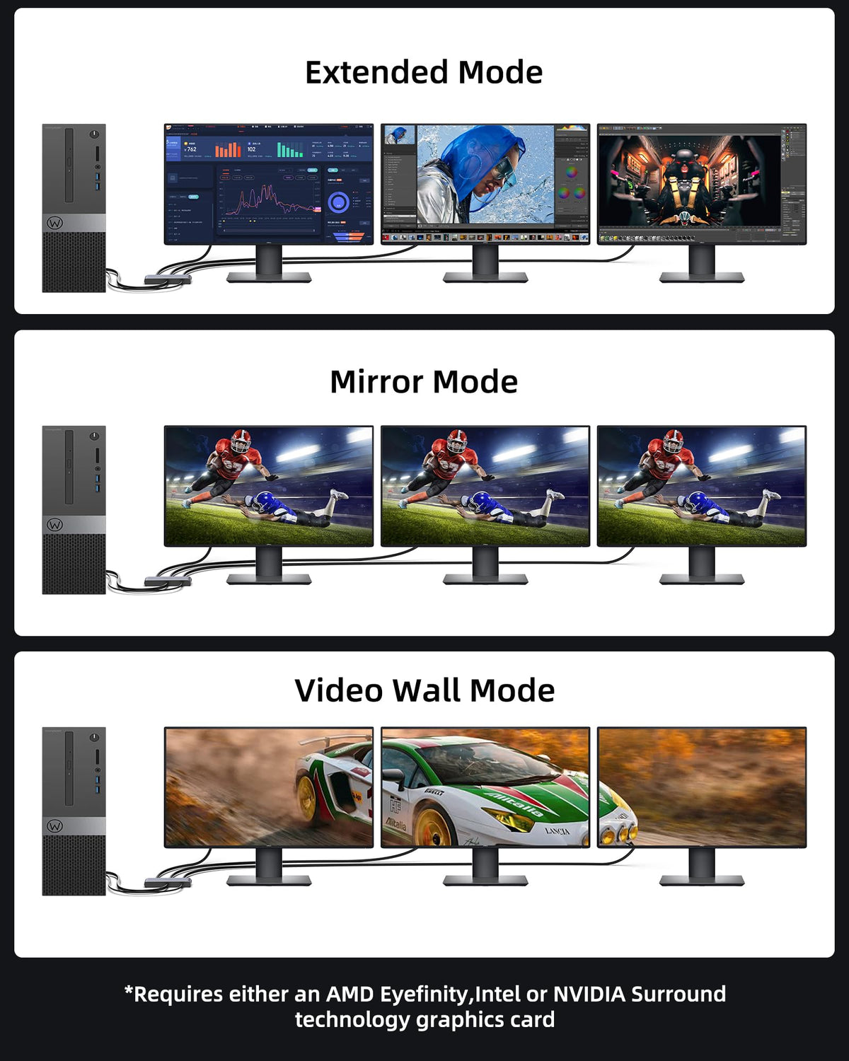 fairikabe hub held in hand to show compact size and easy desktop placement benefit