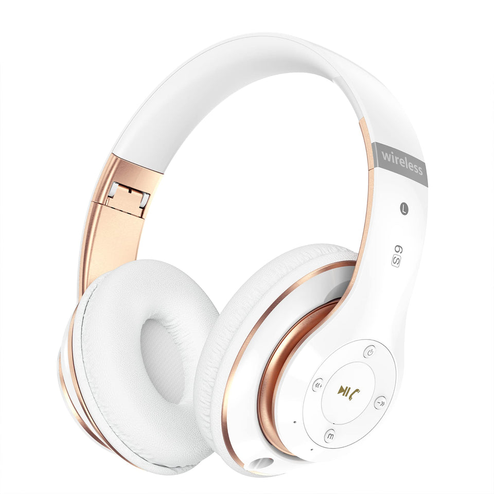 Falebare Bluetooth headphones folded for compact travel and easy storage