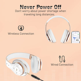 Falebare headphones offer up to 40 hours of playback on a single charge