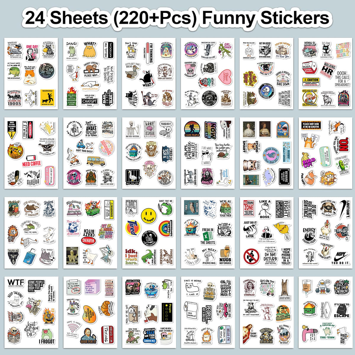 FALIMITLESS organized 24 sheet set ready for sharing or gifting