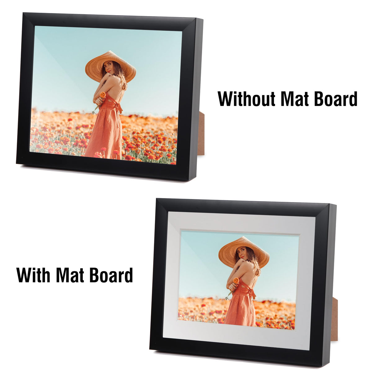 Falling in Art mat next to ruler showing exact 11x14 scale for accurate sizing