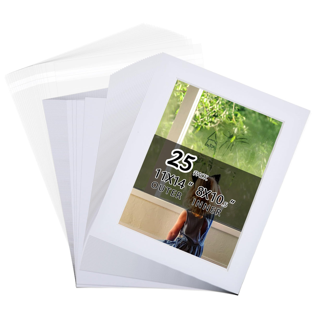 Falling in Art stacked mats and backers illustrating kit quantity and organized storage benefit