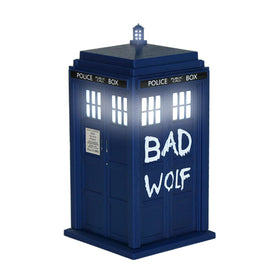 FAMETEK TARDIS front view showing accurate detail and collectible appeal