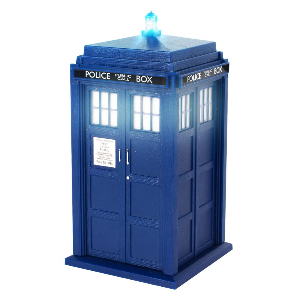 FAMETEK TARDIS front view showing accurate paintwork and display appeal