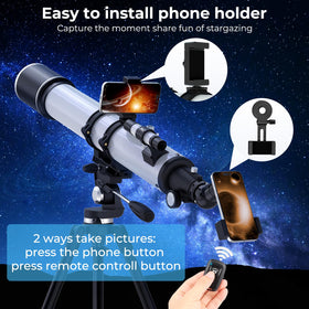 FAMIROSA telescope astro photography capture enables instant sharing