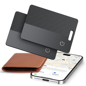 FAMOO Ultra-Thin Wallet Tracker Card emits a loud alarm to help locate items.