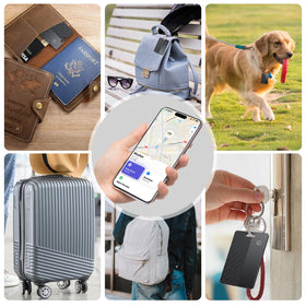 FAMOO Ultra-Thin Wallet Tracker Card prioritizes privacy with encrypted location data.