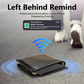 FAMOO Ultra-Thin Wallet Tracker Card is waterproof and scratch-resistant for daily use.