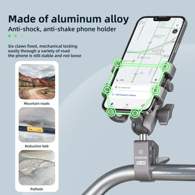 FANAUE holder beside smartphone showing size compatibility for 5.5–7 inch phones