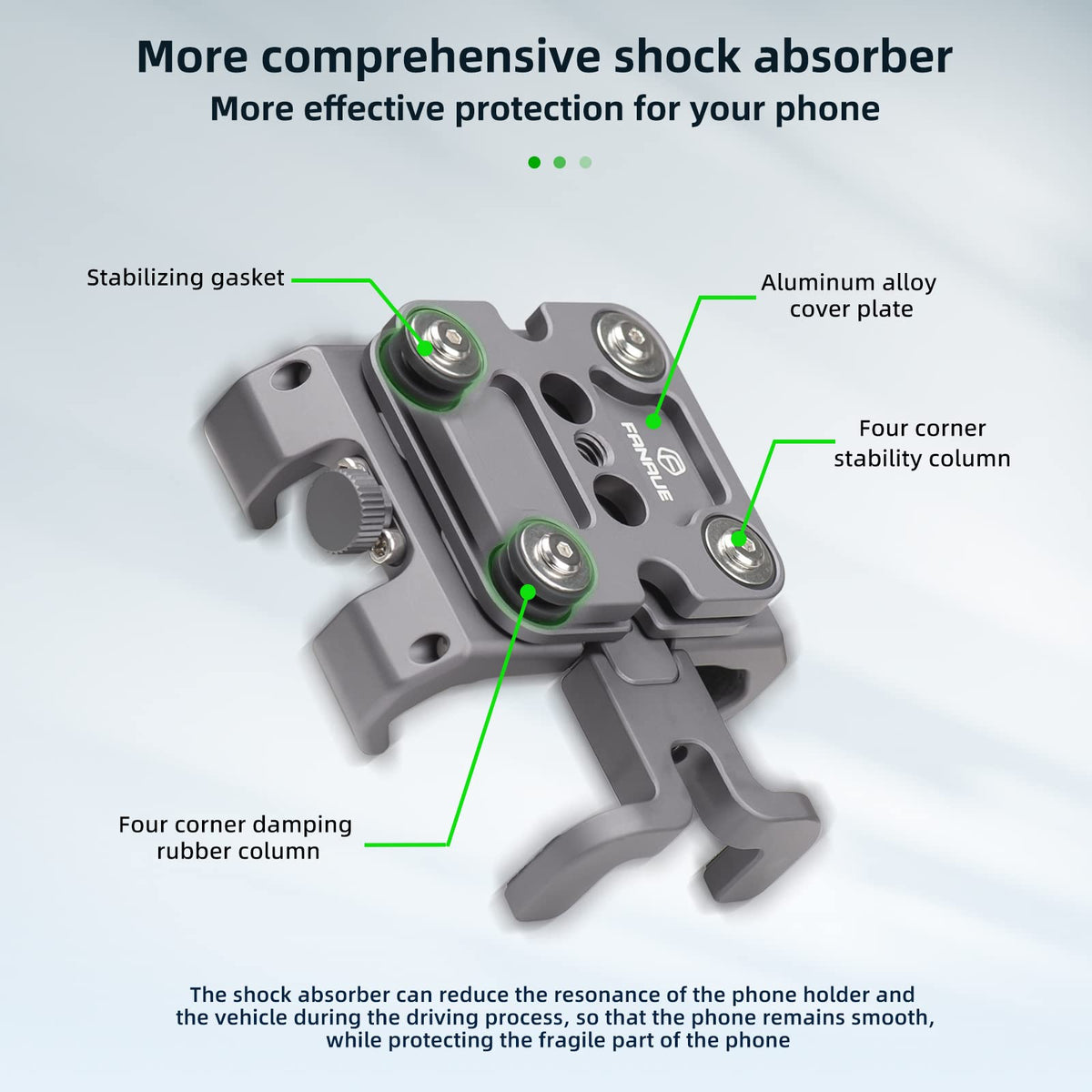 FANAUE side profile of half-wrap clamp preserving button and port access