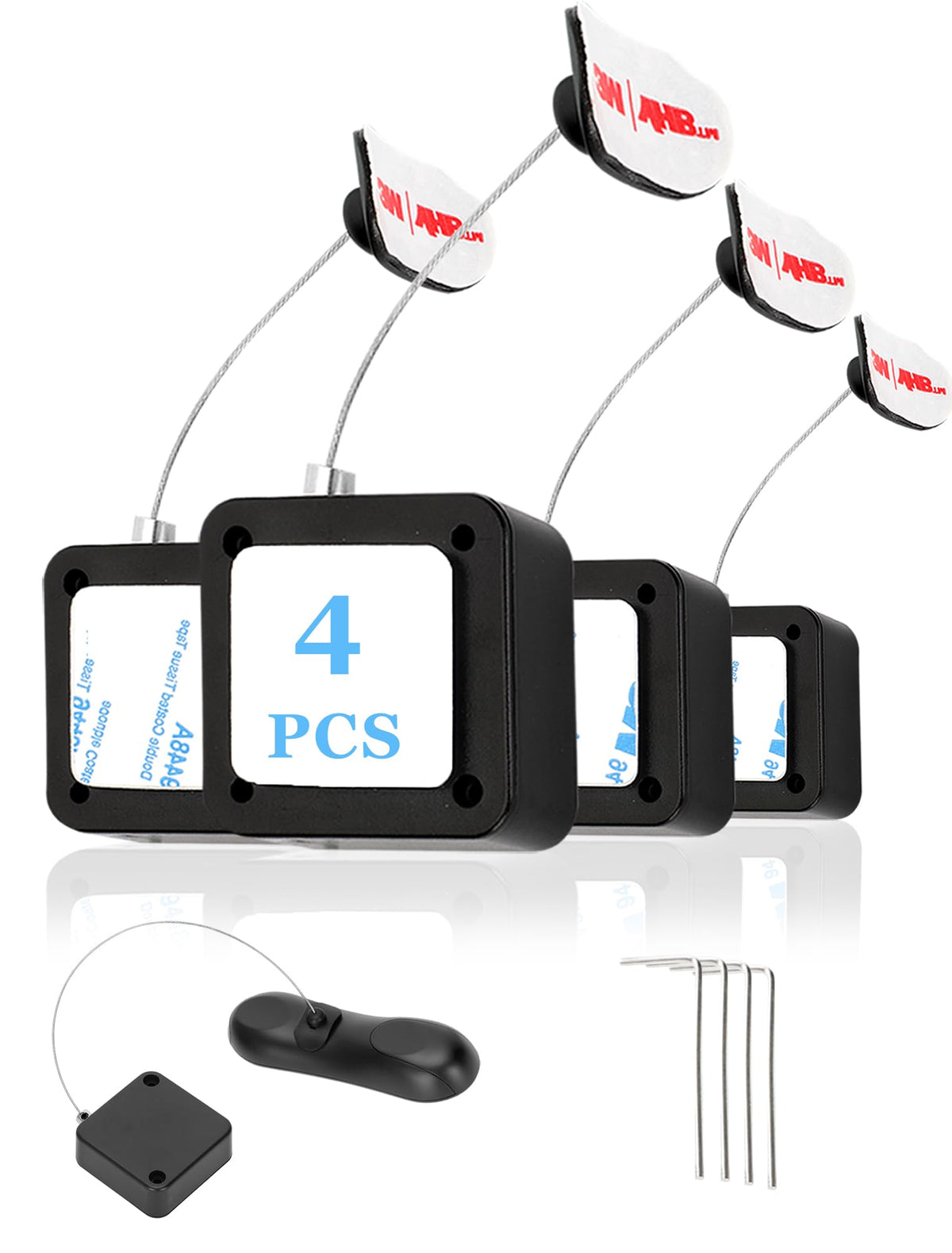 Fancat 4Pack remote tether demonstrates 6.5 ft reach for easy remote access.