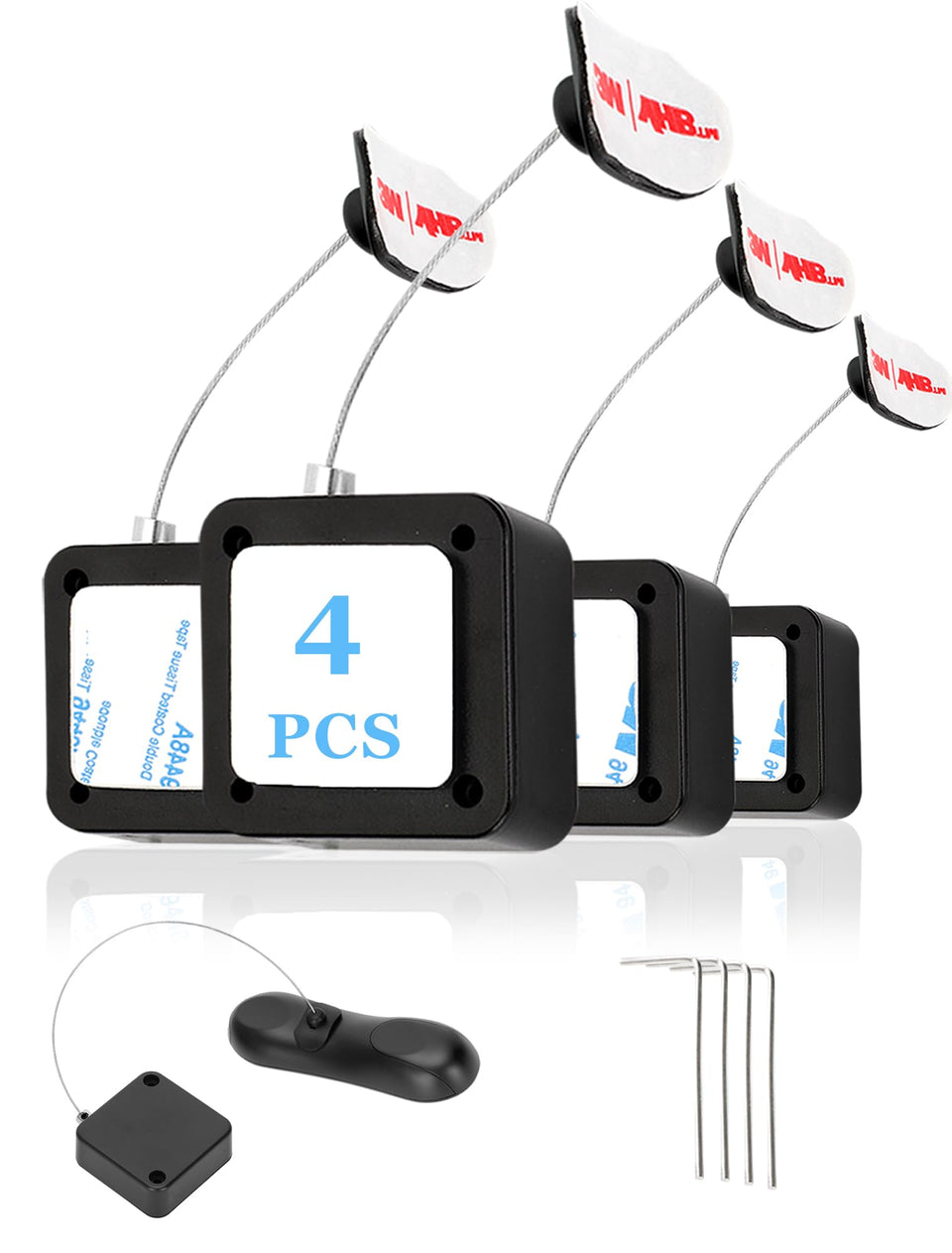 Fancat 4Pack remote tether demonstrates 6.5 ft reach for easy remote access.