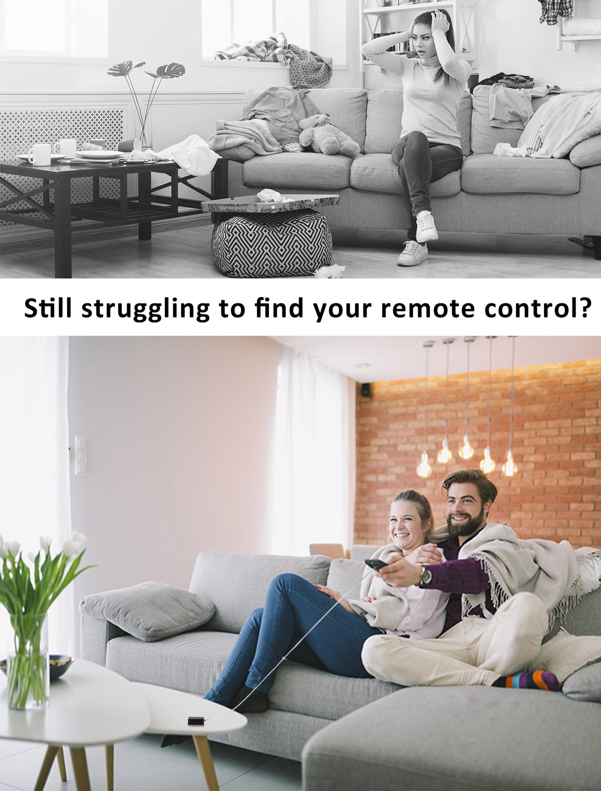 Fancat 8Pack remote tether shows 6.5 ft length ideal for living room setups