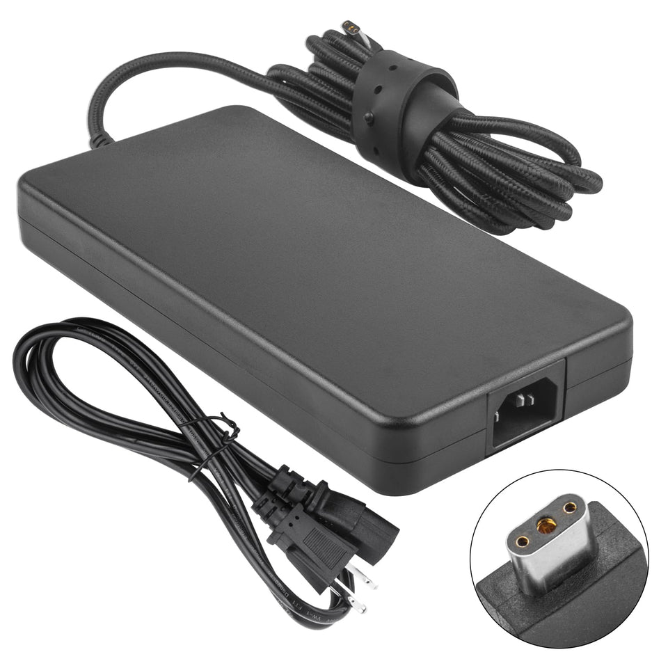 Fancy Buying front view showing adapter and brand for reliable power
