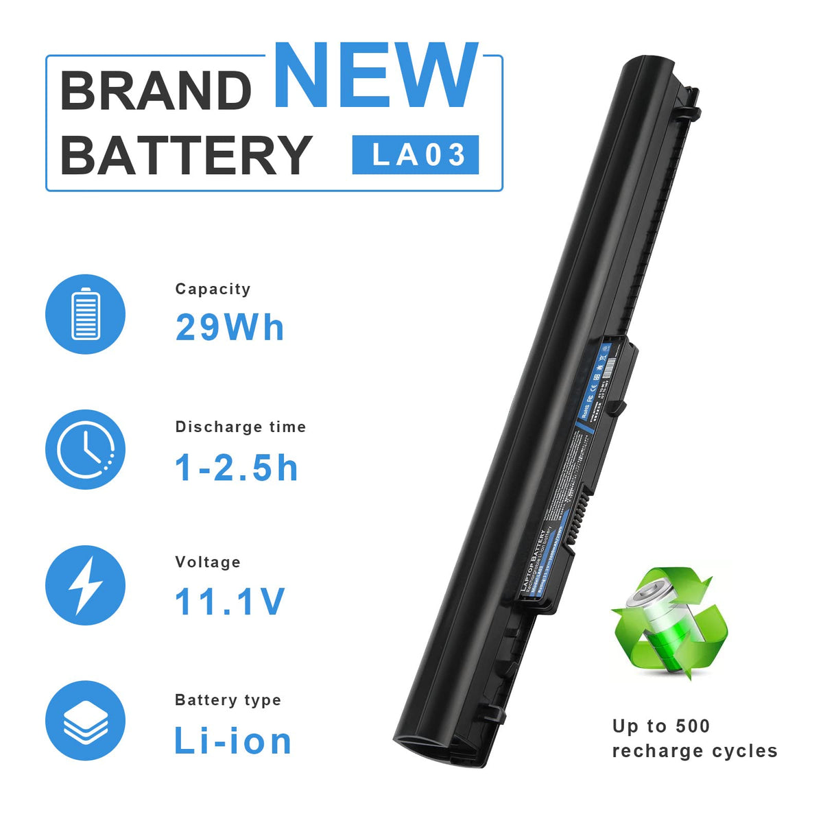 Fancy Buying 29Wh HP 15-F battery extends unplugged use.