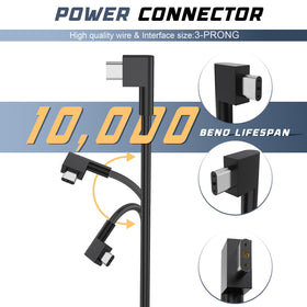 Fancy Buying 3-prong AC inlet image showing secure mains connection