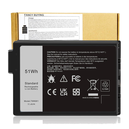 Fancy Buying battery front view showing model and clean packaging, reliable replacement