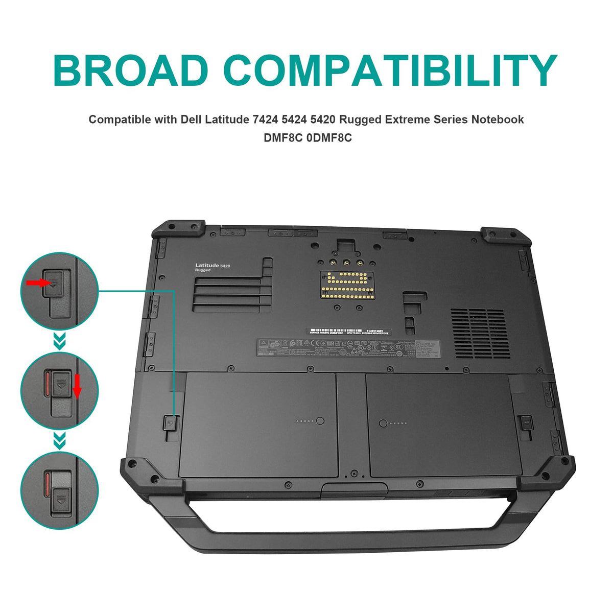 Fancy Buying battery installed in Dell laptop demonstrating immediate compatibility