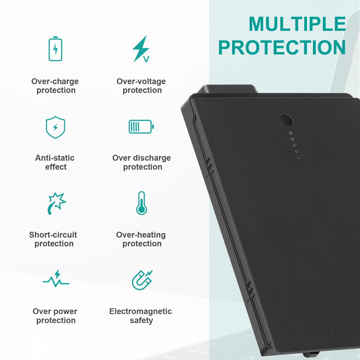 Fancy Buying battery surface texture close-up indicating durable casing and grip