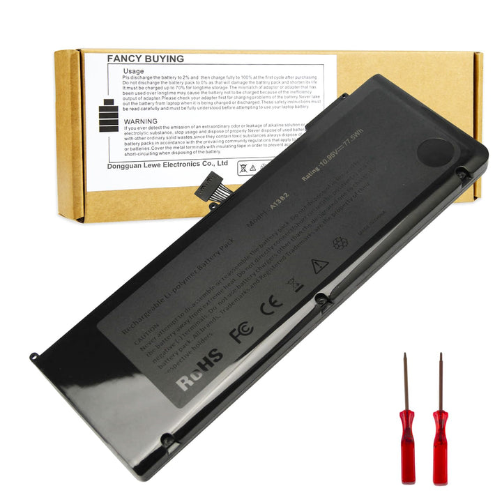 Fancy Buying front packaging showing A1382 battery and benefits