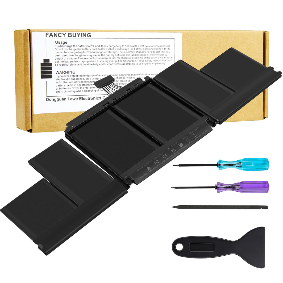 Fancy Buying A1417 front view showing battery shape and MacBook fit for quick replacement