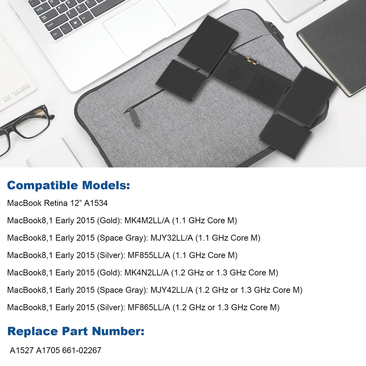 Fancy Buying A1527 battery labels—clear model numbers for easy compatibility checks