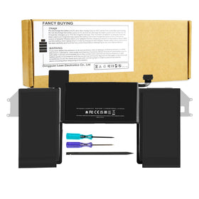 Fancy Buying front view of A2389 battery showing label and clean fit benefit