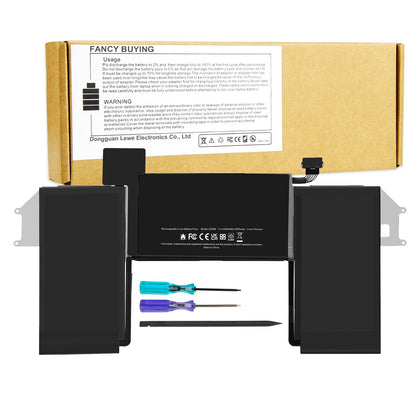 Fancy Buying front view of A2389 battery showing label and clean fit benefit